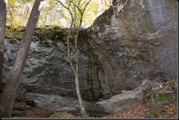 Indian Rockhouse -waterfall