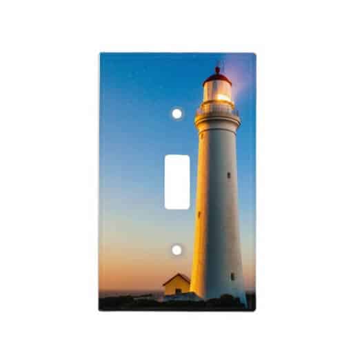 Lighthouse Sunset Light Switch Cover